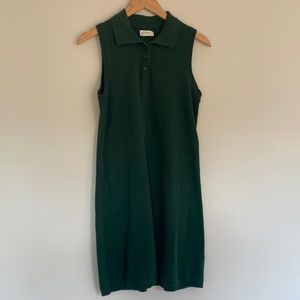 Green Ralph Lauren knit collared dress